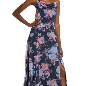 WAYF Wesley Cowl Neck Gown